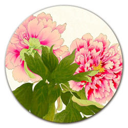 Sicilia Fiori Sottobicchiere Rotondo- Ø cm 9,5