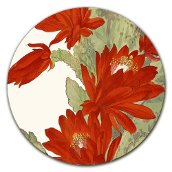 Sicilia Fiori Sottobicchiere Rotondo- Ø cm 9,5