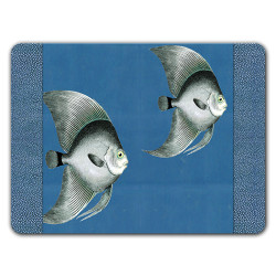 Shagreen Pesci Sottopiatto Rettangolare