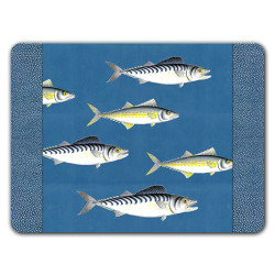 Shagreen Pesci Sottopiatto Rettangolare