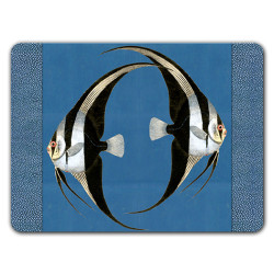 Shagreen Pesci Sottopiatto Rettangolare