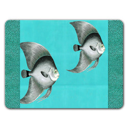 Shagreen Pesci Sottopiatto Rettangolare