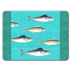 Shagreen Pesci Sottopiatto Rettangolare