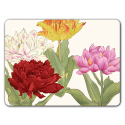 Jersey Tulipani Sottopiatto Rettangolare