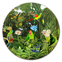 Guinea Pappagalli SOTTOBOTTIGLIA - Ø cm 16 - 20 - 16 cm