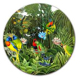 Guinea Pappagalli Centrotavola - Ø cm 16 - 20 - 20 cm