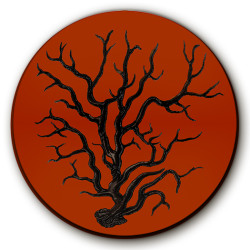 Africhella Corallo Sottobicchiere Rotondo- Ø cm 9,5