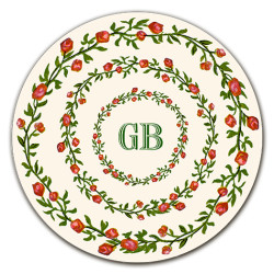 Alpi Fiori personalizzabile Ivory– Ø cm 34 e 39