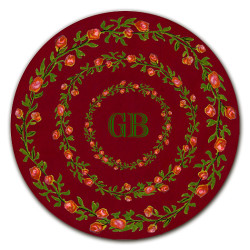 Alpi Fiori personalizzabile Bordeaux – Ø cm 34 e 39