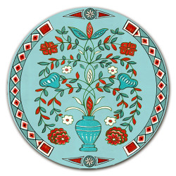 Alpi Fiori e Losanghe Centrotavola - Ø cm 16 - 20 - 20 cm