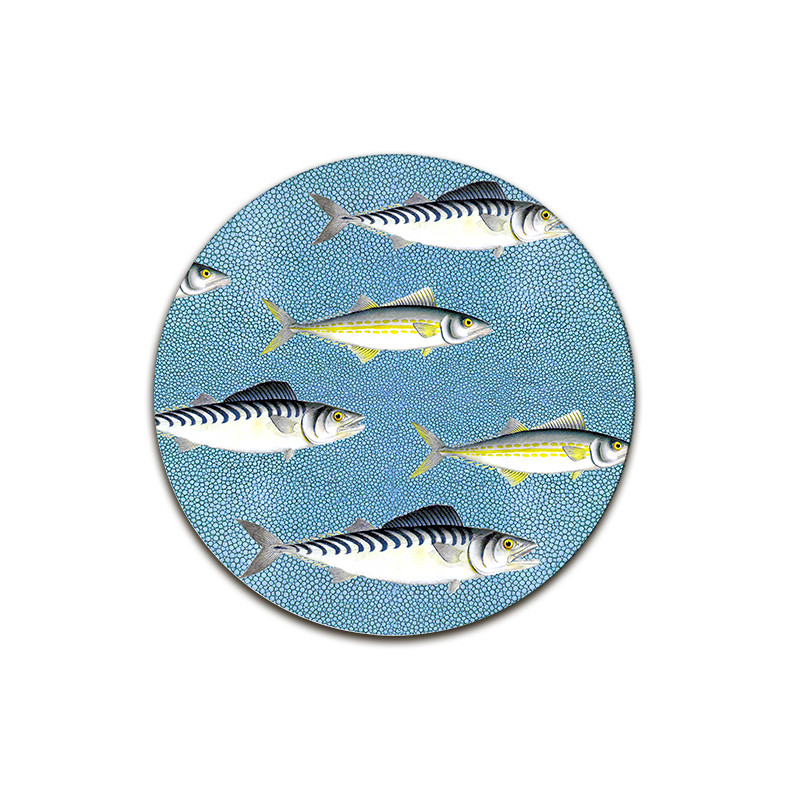 Collezione completa "Shagreen Pesci" - 12 Sottopiatti