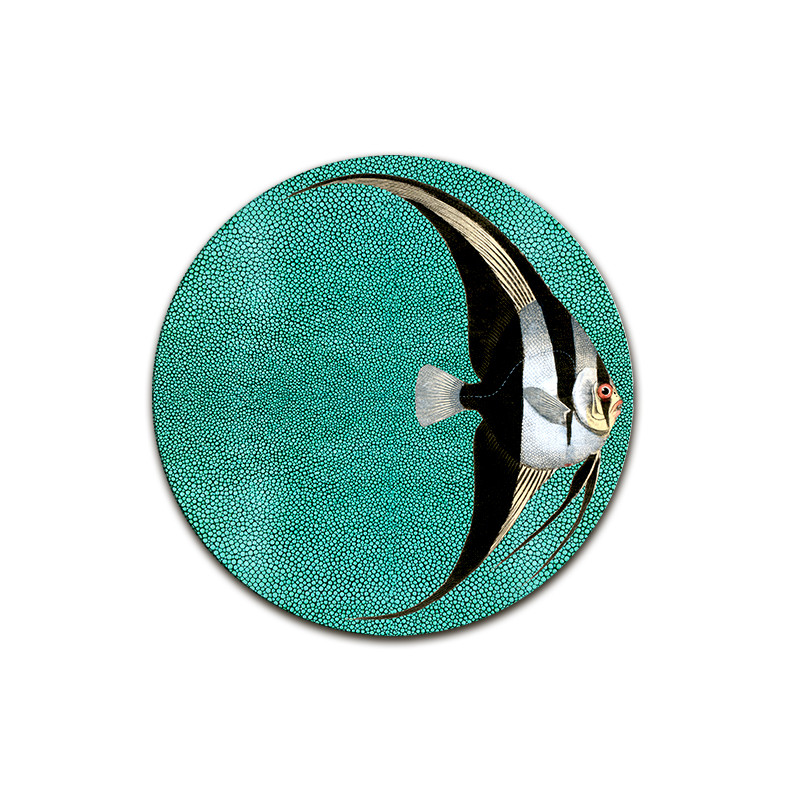 Collezione completa "Shagreen Pesci" - 12 Sottopiatti
