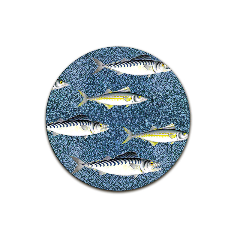 Collezione completa "Shagreen Pesci" - 12 Sottopiatti