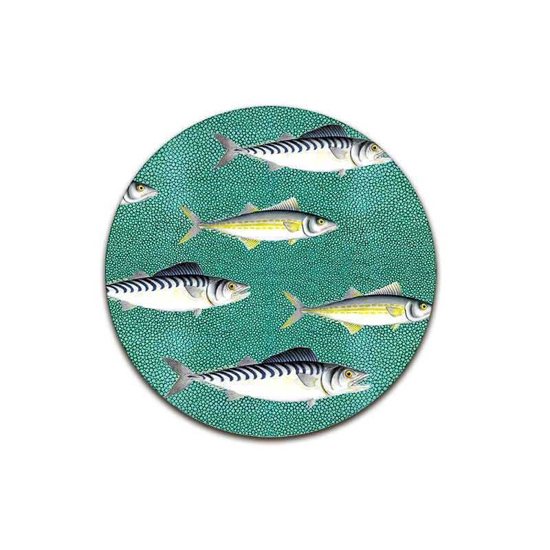 Collezione completa "Shagreen Pesci" - 12 Sottopiatti
