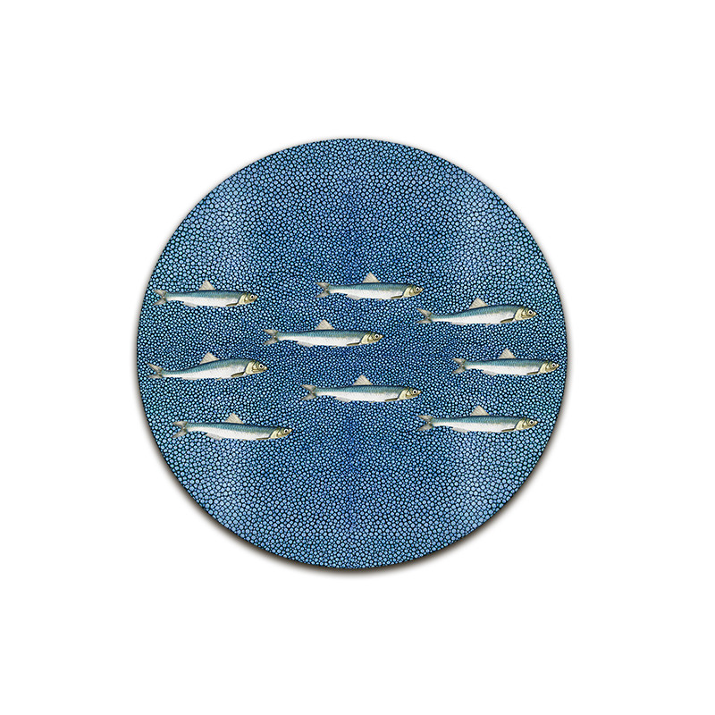 Collezione completa "Shagreen Pesci" - 12 Sottopiatti