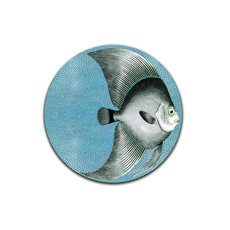 Collezione completa "Shagreen Pesci" - 12 Sottopiatti