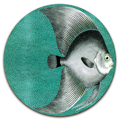 Collezione completa "Shagreen Pesci" - 12 Sottopiatti