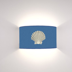 Ventola Conchiglia Santiago fondo Blu