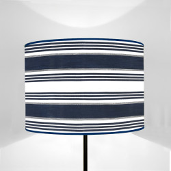 Paralume cilindro Righe Marine