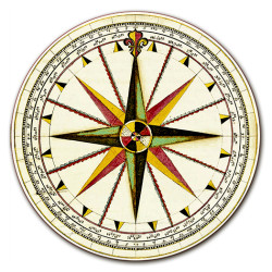 Malta Rose dei Venti Centrotavola - Ø cm 16 - 20 - 20 cm