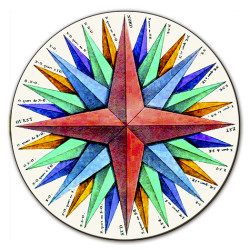 Malta Rose dei Venti Centrotavola - Ø cm 16 - 20 - 20 cm