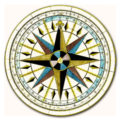 Malta Rose dei Venti Sottopiatto Rotondo – Ø cm 34 e 39