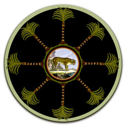 Zanzibar Palme Sottobicchiere Rotondo - Ø cm 9,5