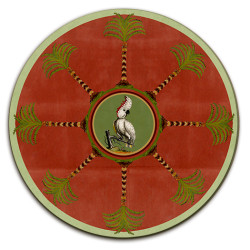 Zanzibar Palme Sottobicchiere Rotondo - Ø cm 9,5