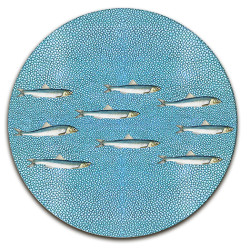 Shagreen Pesci Sottopiatto Rotondo – Ø cm 34 e 39