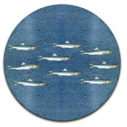 Shagreen Pesci Sottopiatto Rotondo – Ø cm 34 e 39