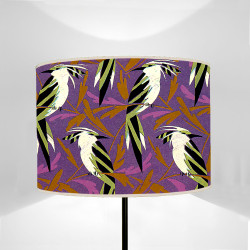 Paralume cilindro Fauna Uccelli Decò