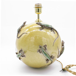 Base Lampada Sfera Lucertole