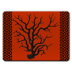 Africhella Corallo Sottopiatto Rettangolare