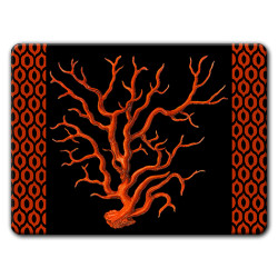 Africhella Corallo Sottopiatto Rettangolare