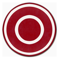 Capri Cerchi Sottobicchiere Rotondo - Ø cm 9,5