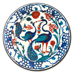 Imbro Iznik Sottobicchiere Rotondo - Ø cm 9,5