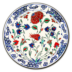 Imbro Iznik Sottobicchiere Rotondo - Ø cm 9,5