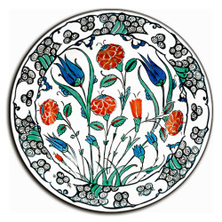 Imbro Iznik Sottobicchiere Rotondo - Ø cm 9,5