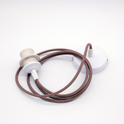 Filo Elettrico da sospensione colore Nocciola