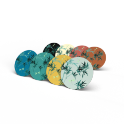 Collezione completa "Flores Bamboo" - 8 Sottopiatti