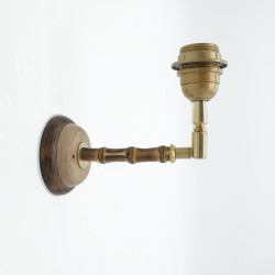 Braccetto in bamboo per parete. Realizzato interamente a mano