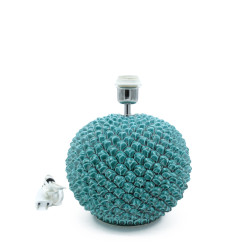 Base Lampada Pigna Sfera Verde Smeraldo