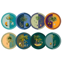 Collezione completa "Las Palmas" - 8 Sottopiatti