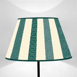 Lampshade Truncated Cone Japanese Stripes