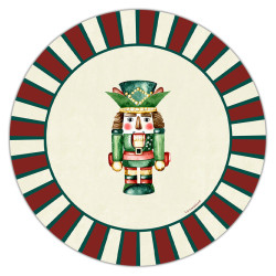 Gotland Schiaccianoci Glass Coaster Model 03