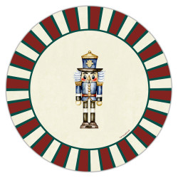 Gotland Schiaccianoci Glass Coaster Model 05