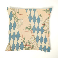 Cuscino Scacchi e Fiori JAP