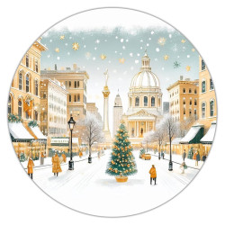 Natale in Città - Sottobottiglia Modello 03