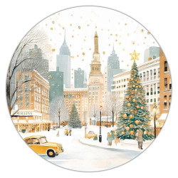 Christmas in the City Coaster Model 06