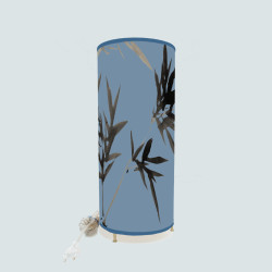 Flora Flores Bamboo Tube Lamp with Avio Background